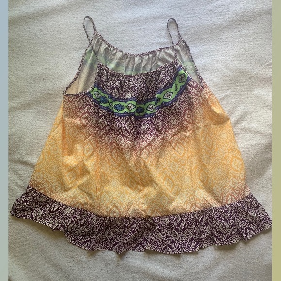 Multicolor Boho Style Flowy Tank Top🌈✨ - Picture 2 of 2